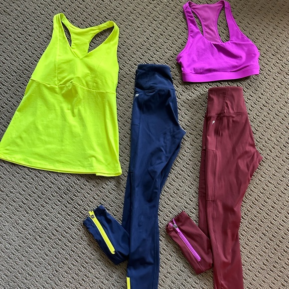 Fabletics Other - Fabletics Activewear 2 Sports Bras and Two Leggings size XXS and XS.